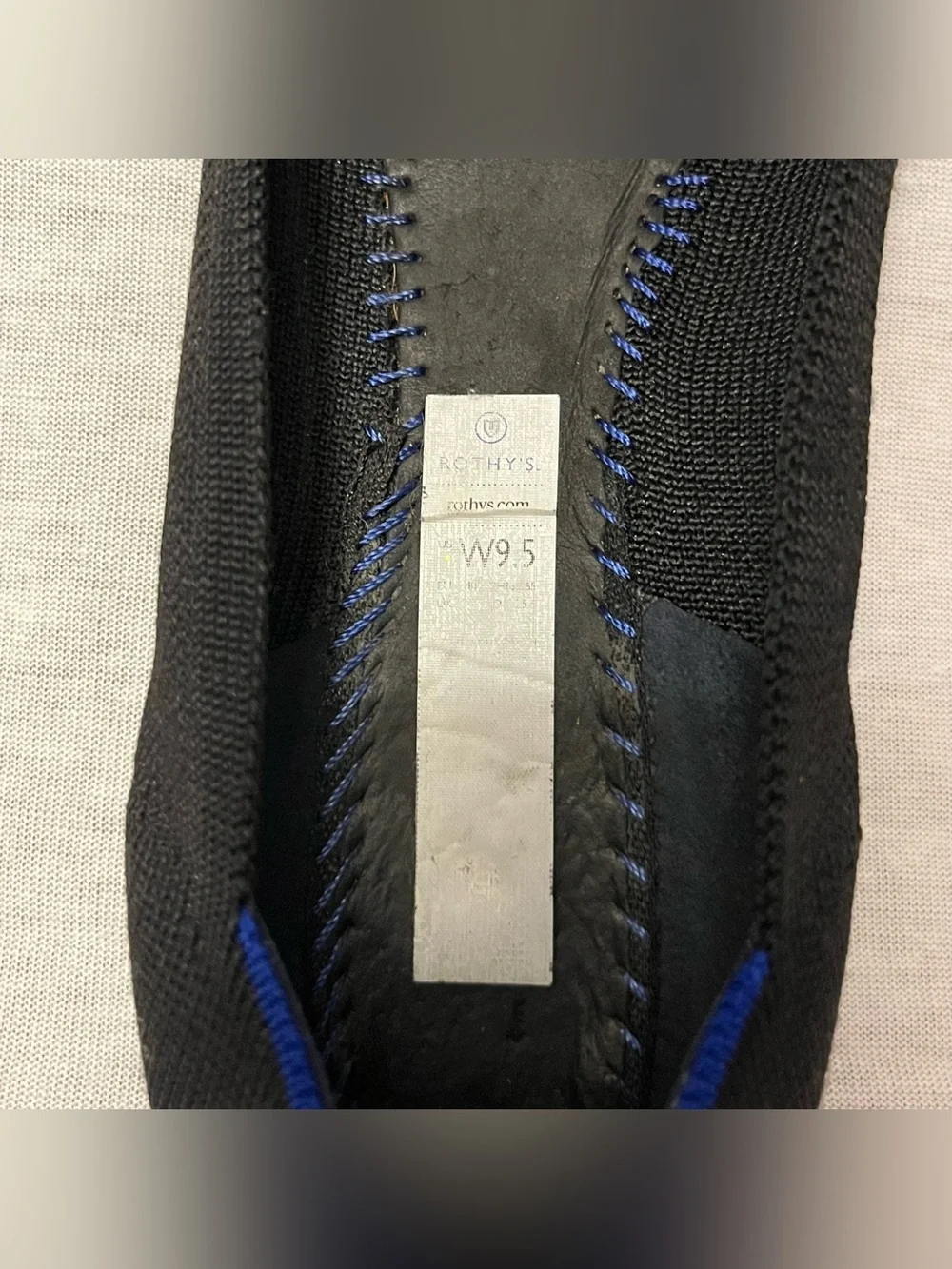 Rothy's The Point Classic Knit Black Flats